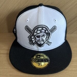 Pittsburgh Pirates Baseball Hat Black White 2006 ASG‎ New Era 59Fifty Size 7 1/4